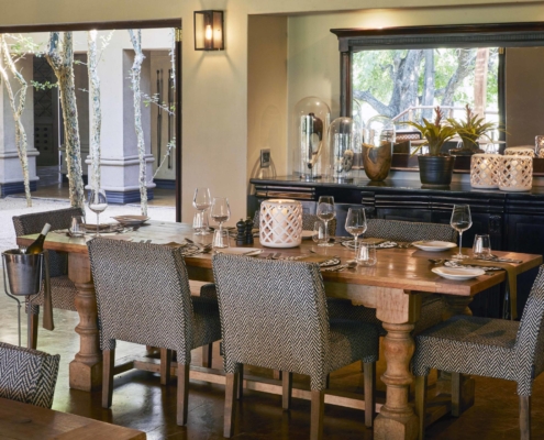 Lion Sands Tinga Dining Room Lion Sands Tinga Lodge