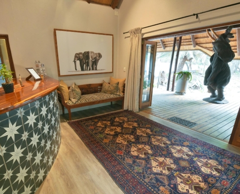 Reception Area Elephant Plains Game Lodge