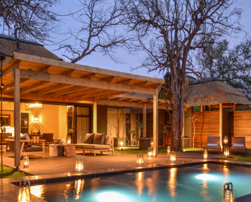 lion_sands_tinga_lodge_3_hinkweni_villa_evening_exterior_view_ Lion Sands Tinga Lodge