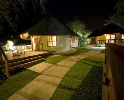 wetu rondavels outside1 Elephant Plains Game Lodge