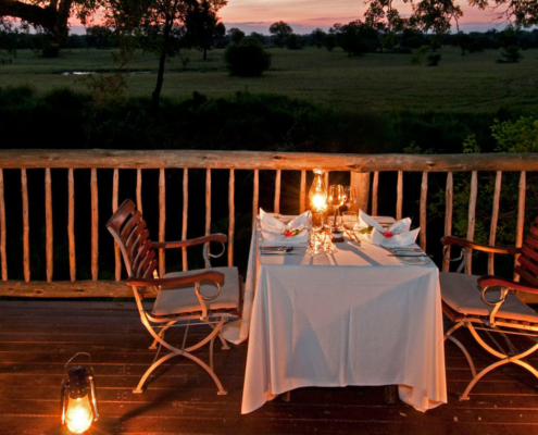Private dining Sabi Sabi Selati Camp