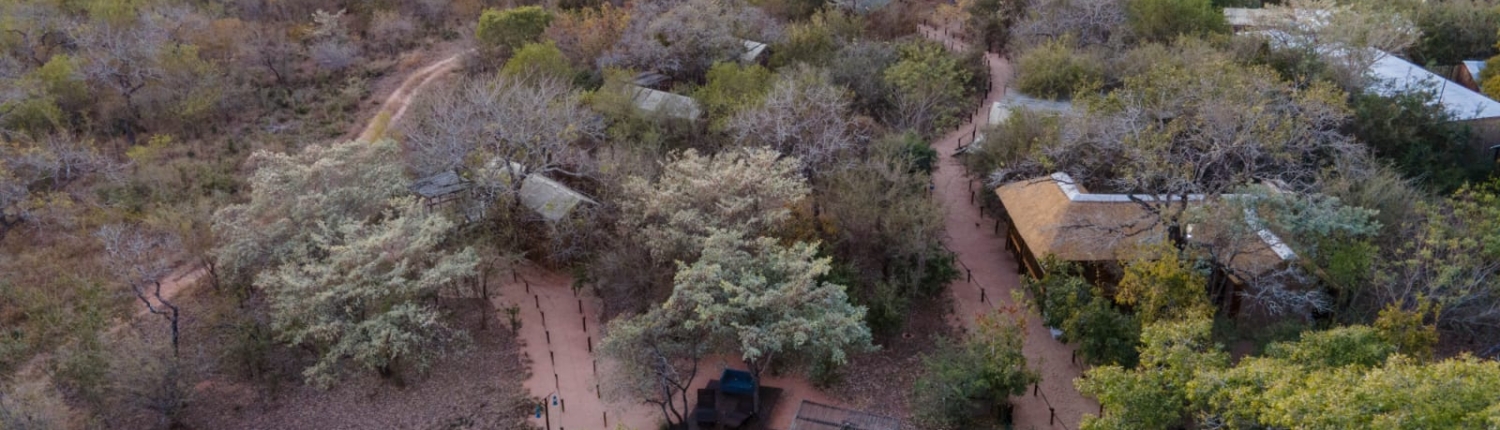 Langa Langa Tented Camp Areal View Langa Langa Safari Camp - Sabi Sand Lodges - Sabi Sand Game Reserve